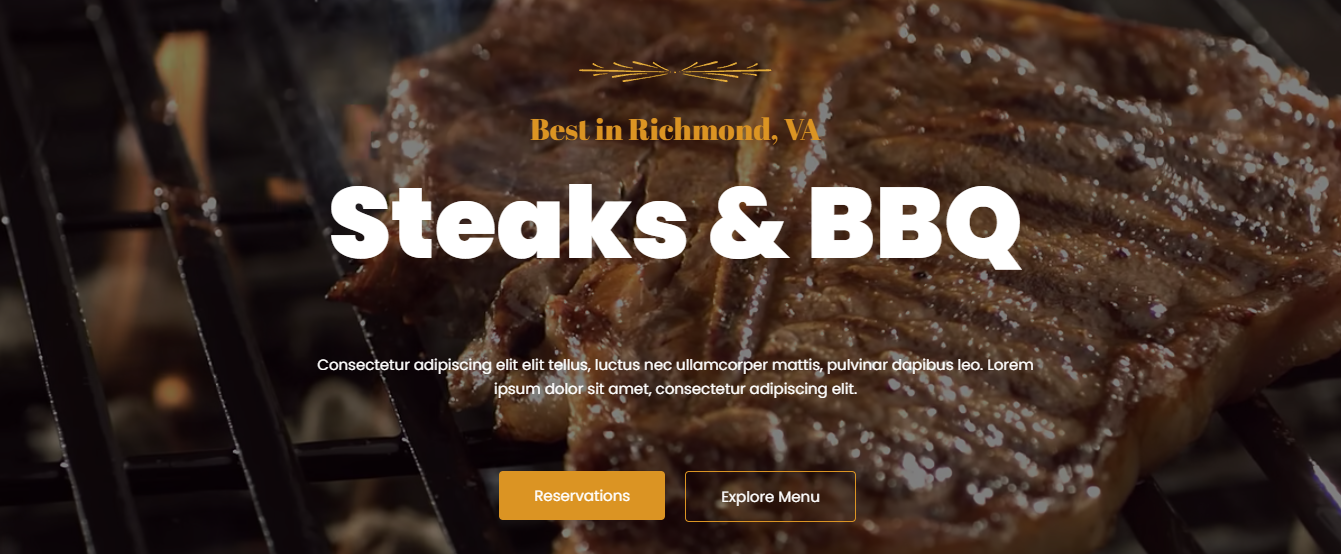 Resturant Website